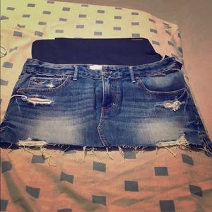 Brand new Hollister denim mini skirt